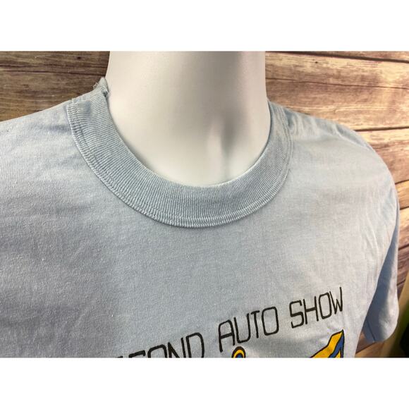 Vintage 2nd Bahamas Auto Show T-Shirt Size L 17x26 Graphic Tee 1989 Valvoline - Picture 8 of 10